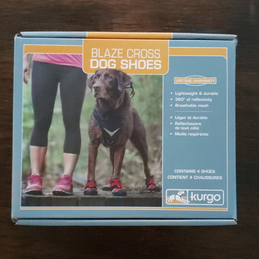 Brand New Kurgo blaze cross dog shoes size xxsmall